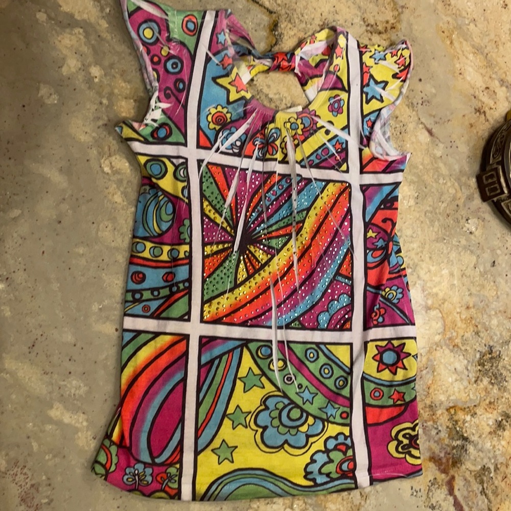 Live to be Spoked multicolored Top